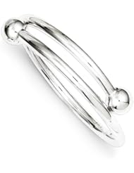 Sterling Silver Baby Bangle Bracelet - Childrens Jewelry