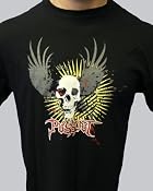 Pussout Skull with Wings
