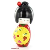 Poupée Japonaise - Kokeshi Ombrelle - Yuma force Courage