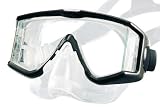 New Tilos Single Lens Panoramic View Scuba Diving & Snorkeling Mask with Purge (Titanium)
