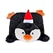 ZippyPaws Holiday Squeakie Pad Penguin Squeaky No Stuffing Plush Dog Toy