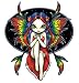 Starry Night Rainbow Fairy Sticker by Jasmine Becket Griffith