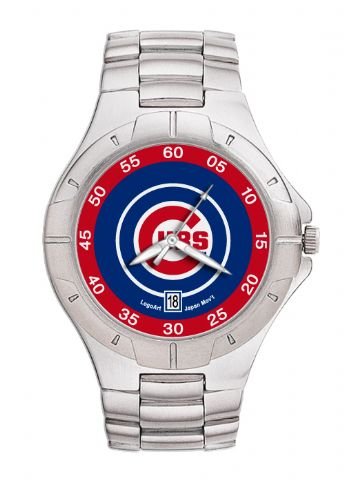 Chicago Cubs Pro II Stainless Steel Watch