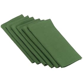 Buy DII Everyday Basic Napkin Set of 6, Vineyard Green by DII