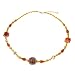 Rebecca's Choice Wood and Stone Beaded Collar Necklace