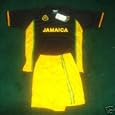 JAMAICA SOCCER JERSEY KIDS SET W/SHORTS- SIZES: 4-6-8-10-12-14