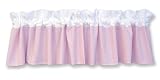 Pink Gingham Flower Valance