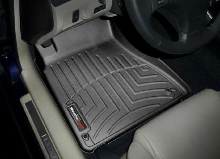 2006-2011 Lexus IS Black WeatherTech Floor Liner (Full Set) [Sedan; Non-All Wheel Drive]