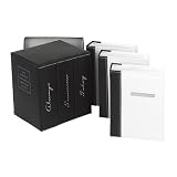 Review Masterpiece Studios  / Leather Wedding Photo Album Trio - Black/ White