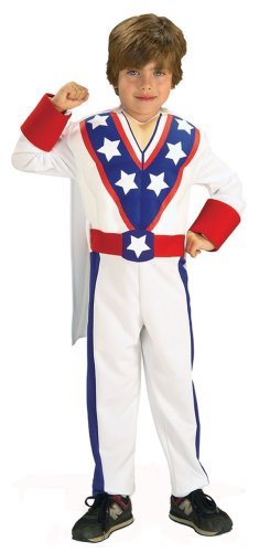  Kid's Motorcycle Daredevil Costume (Small 4-6)
