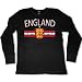 England Crest International Soccer Thermal Shirt, English Soccer Mens Thermal Shirt
