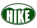 Oval HIKE Colorado Mountain Sticker