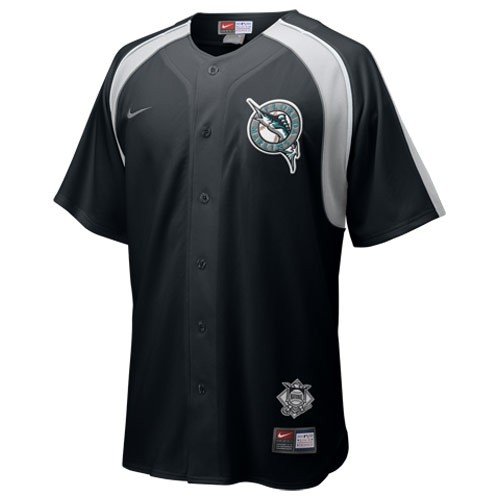 Nike Florida Marlins Black Home Plate Jersey