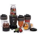 MaxiMatic EPB-1800 Elite Cuisine 300-Watt 17-Piece Personal Drink Blender, Black