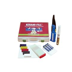 Reparatur-Set Kerami-Fill f�r die Instandsetzung von Sch�den bei Keramik, Stein und Fliesen - Set in Serie Buntt�ne