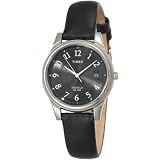 Timex Mens T29321 Classic Black Leather Strap 
