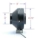 6 Duct Blower Centrifugal Inline Exhaust Fan 206 CFM,GYO2401