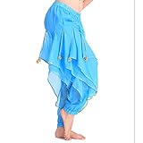 Fashion Light Bule Belly Dance Pants