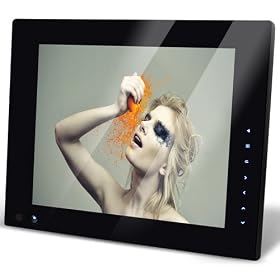 NIX 12" Hu-Motion Digital Picture Frame, Deluxe frame that turns ON/OFF automatically when it senses you nearby! 2GB Internal Memory