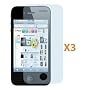 splash Masque Screen Protector Film Clear (Invisible) for iPhone 4 4G (3-Pack)