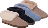 Bearpaw Women's Suede / Sheepskin Slippers - Style 402 Traditional