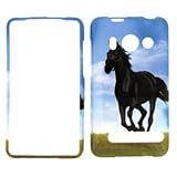 Premium - SPRINT HTC EVO 4G HORSE COVER CASE - Faceplate - Case - Snap On - ....