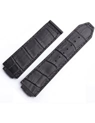 New Black Rubber Watch Band Strap Fit Hublot Big Bang (25mm)