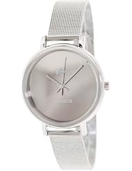 Lacoste Nice Silver Dial Stainless Steel Ladies Watch 2000714