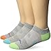 Saucony Women's 3 Pack No Show Athletic Performance Sport Socks