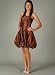 Strapless Gathered Sequin Bubble Formal MED COPP
