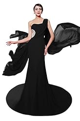 Strapless Lace Beaded Backless Sleeveless Chiffon Evening Dress/Prom Dress/Party Dress/Wedding Dress  with a Court Train 