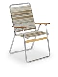 Telescope Casual Easy In and Out High Back Folding Beach Arm Chair, Opal