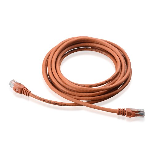 Cable Matters 5-Pack, Cat6 Snagless Ethernet Patch Cable in Orange 14 Feet