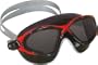 Cressi Saturn Lunettes de natation Adulte Noir/rouge