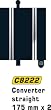 Scalextric C8222 Converter Straight 175mm x2 1:32 Scale Track Accessory