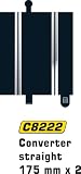 Scalextric - Sport Advanced Track System Converter Straight 175mm x 2
