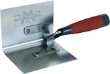 MARSHALLTOWN The Premier Line 51D 5-Inch by 3-1/2-Inch Inside Corner Trowel with DuraSoft Handle