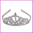Rhinestone Princess Tiara with Pearls