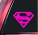 Search : Superman Vinyl Decal Sticker - Hot Pink