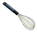 Kuhn Rikon Silicone Rainbow 10-Inch Whisk with 2-Tone Handle, Black