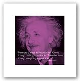 Quote - Albert Einstein - Miracle by 10.6