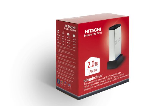 Hitachi Simple Drive III 2TB externe Festplatte (8,9 cm (3,5 Zoll) USB)