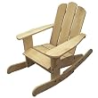 Lohasrus Kids Rocker LH-15036- Natural wood, for Ages 2 to 5, Plus Free Drawing Book