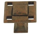 Atlas Homewares 4007-R 1-1/3-Inch Craftsman Corner Modern Craftsman Knob, Rust
