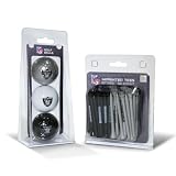 41kM2Ga7H3L. SL160  NFL Oakland Raiders 3 Pack Golf Balls (50 Pack Team Tees)