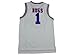 Space Jam #1 Bugs Bunny Basketball Jersey Tune Squad + Mr. Sport box as a gift (White, Large)
