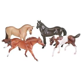 Breyer Stablemates Saddle Club 4 Piece Play Set by Breyer