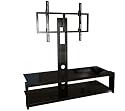 NorStone - Beos - Meuble TV écrans de 80 à 127 cm - Noir