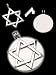 Stainless Steel Star of David Pendant