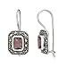 Sterling Silver Marcasite and Princess Amethyst title=